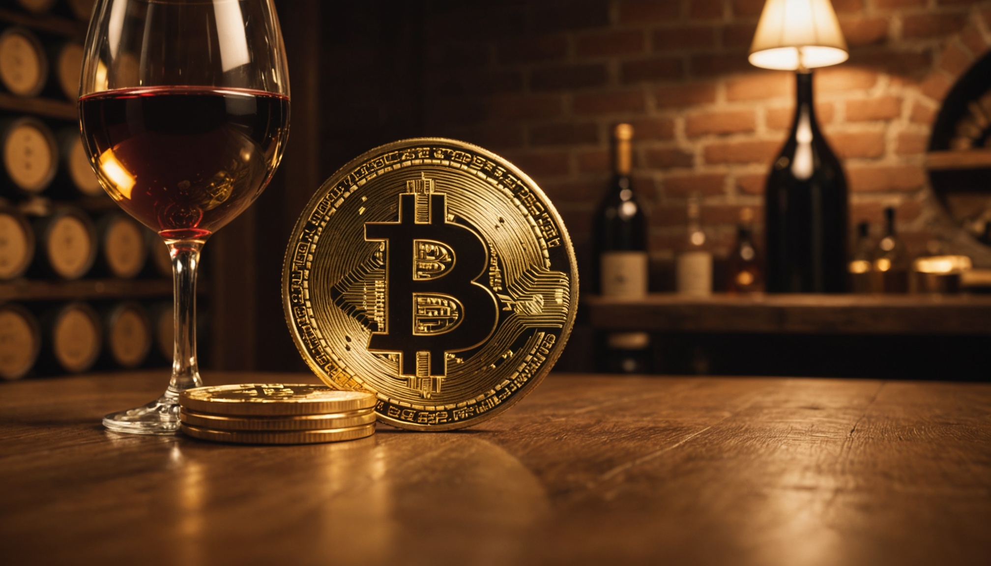 Bitcoin et cave à vin patrimoniale, symbole de diversification du patrimoine