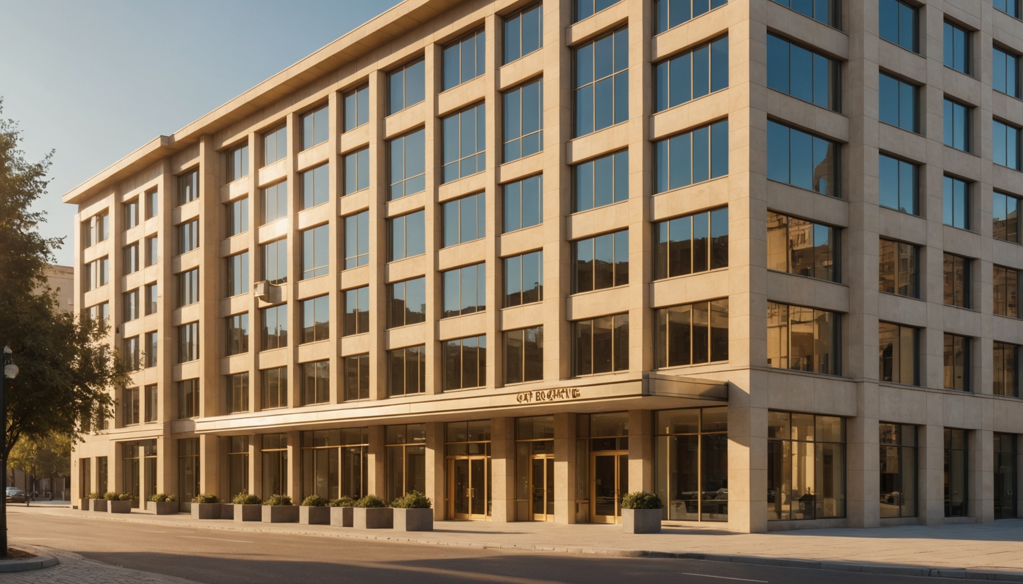 Immeuble de bureaux moderne illustrant l'investissement en SCPI